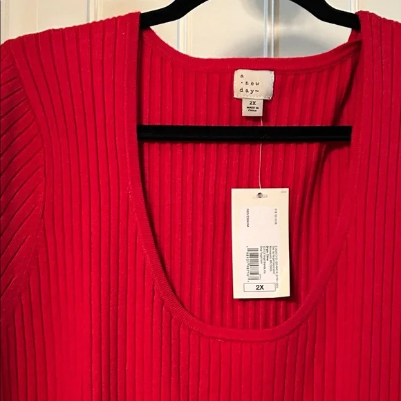 a new day Red Long Sleeve Dress - Picture 3 of 6